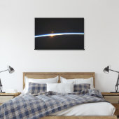 Die dünne Linie der Erdatmosphäre Leinwanddruck (Insitu (Schlafzimmer))