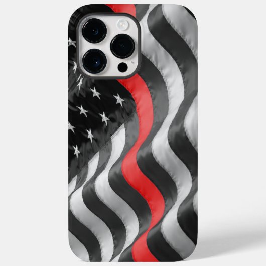 Die dünne rote Linie Case-Mate iPhone Hülle (Rückseite)