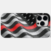 Die dünne rote Linie Case-Mate iPhone Hülle (Rückseite (Horizontal))