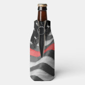 Die dünne rote Linie Flaschenkühler (Flasche Rückseite)