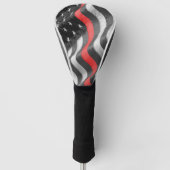 Die dünne rote Linie Golf Headcover (Vorderseite)