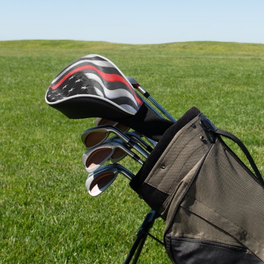 Die dünne rote Linie Golf Headcover (In SItu)