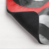 Die dünne rote Linie Mousepad (Ecke)