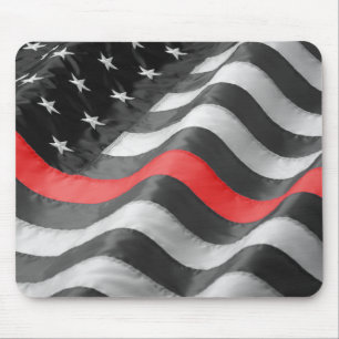 Die dünne rote Linie Mousepad
