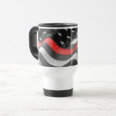 Die dünne rote Linie Reisebecher (Vorderseite Links)