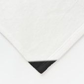 Die dünne silberne Linie Flagge Fleecedecke (Ecke)