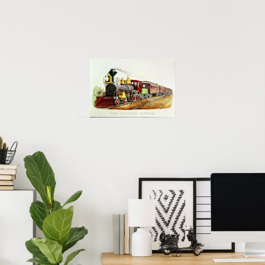 Die durch den Express Poster (Heimbüro)