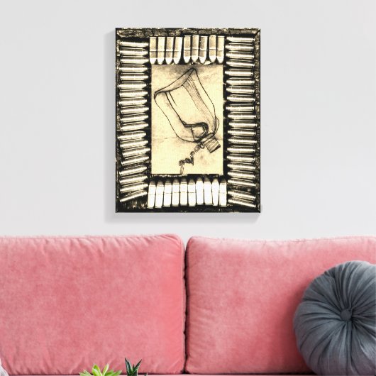 Die Dürre Leinwanddruck (Insitu (Wohnzimmer))