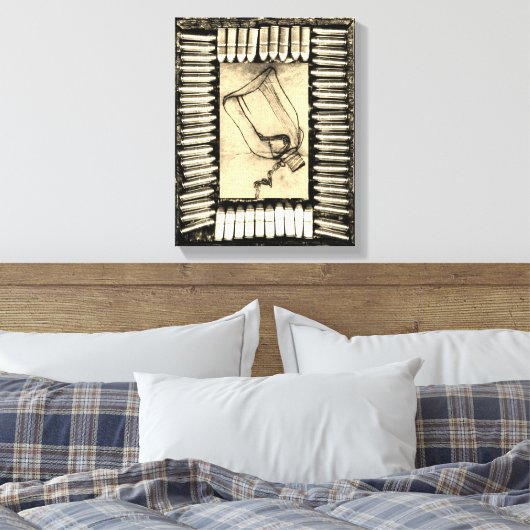 Die Dürre Leinwanddruck (Insitu (Schlafzimmer))