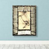 Die Dürre Leinwanddruck (Insitu (Holzboden))