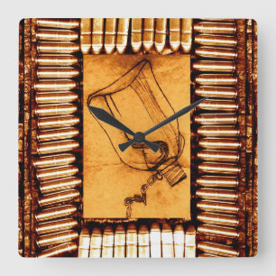 Die Dürre Quadratische Wanduhr