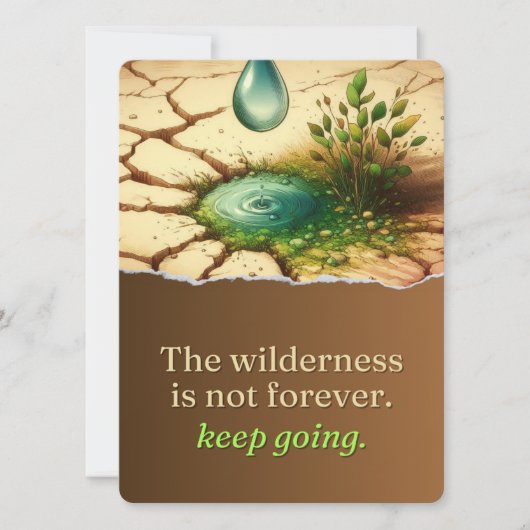 Die Dürre wird nicht ewig dauern (Vorderseite)