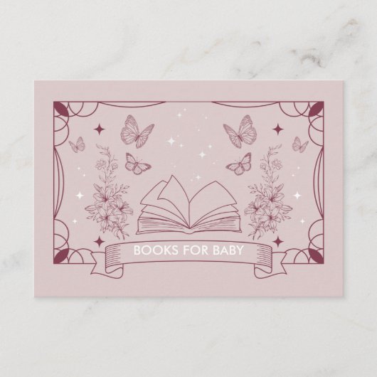 Die Duschbücher der Tochter für die Babyumschließu Begleitkarte (Vorderseite)