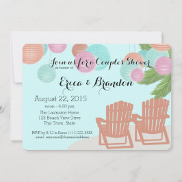 Die Dusche aus Papier Laters Couple Einladung