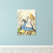 Die Dusche der Karten Leinwanddruck (Insitu (Holzboden))