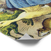 Die Dusche der Karten Poster (Ecke)