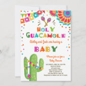Die Dusche des heiligen Guacamole Fiesta Baby lädt Einladung (Vorderseite)