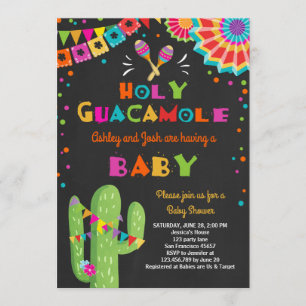 Die Dusche des heiligen Guacamole Fiesta Baby lädt Einladung
