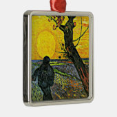 Die Dusche, ein Kunstwerk von Vincent van Gogh Ornament Aus Metall (Rechts)