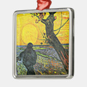 Die Dusche, ein Kunstwerk von Vincent van Gogh Ornament Aus Metall (Links)