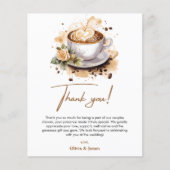 Die Dusche für perfekte Paare - Danke-Karte (Vorderseite)