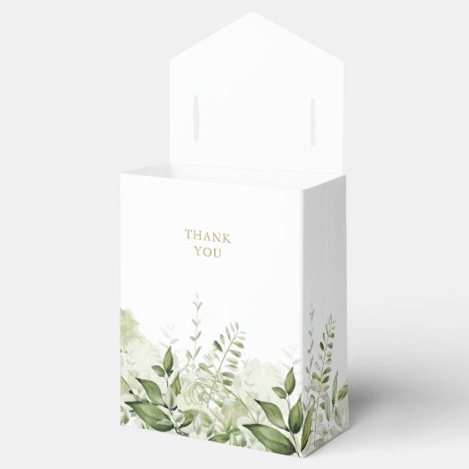 Die Dusche ist ein Girl Greenerage Foliage Gold Ba Geschenkschachtel (Geöffnet)