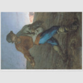 Die Dusche, Jean-Francois Millet Seidenpapier (Vorderseite)