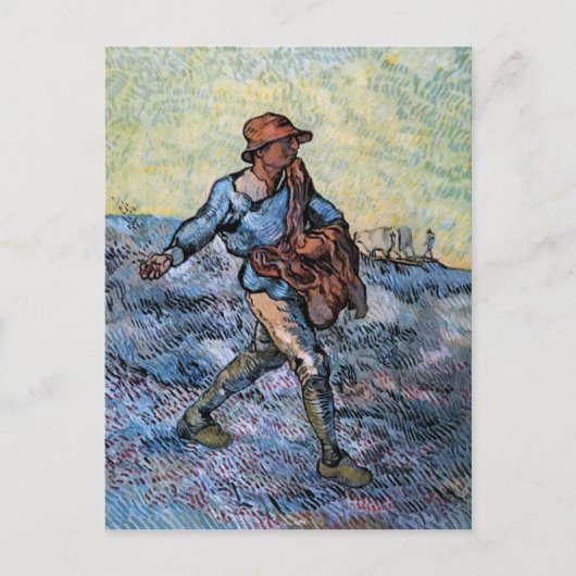 Die Dusche (nach Millet), Van Gogh Fine Art Postkarte (Vorderseite)