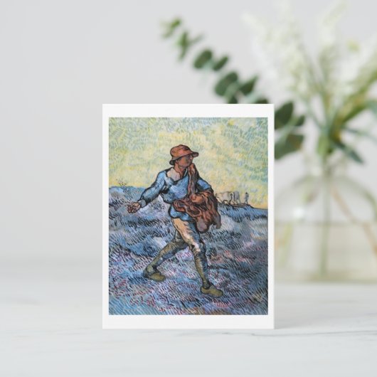 Die Dusche (nach Millet), Van Gogh Fine Art Postkarte (Stehend Vorderseite)