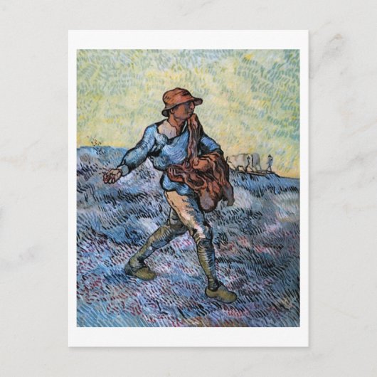 Die Dusche (nach Millet), Van Gogh Fine Art Postkarte (Vorderseite)