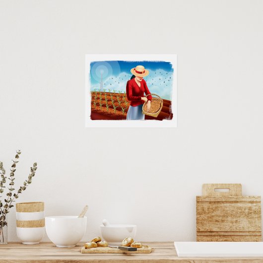 Die Dusche Poster (Küche)