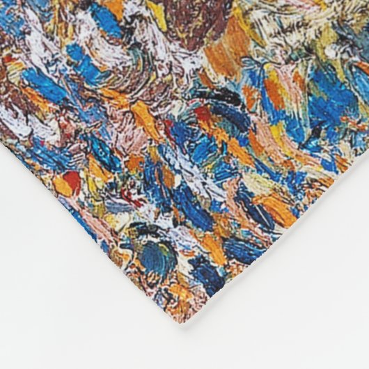 Die Dusche, Van Gogh Fleecedecke (Ecke)