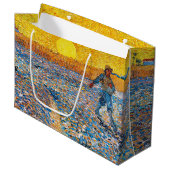 Die Dusche, Van Gogh große Geschenktasche Große Geschenktüte (Vorderseite Schrägansicht)