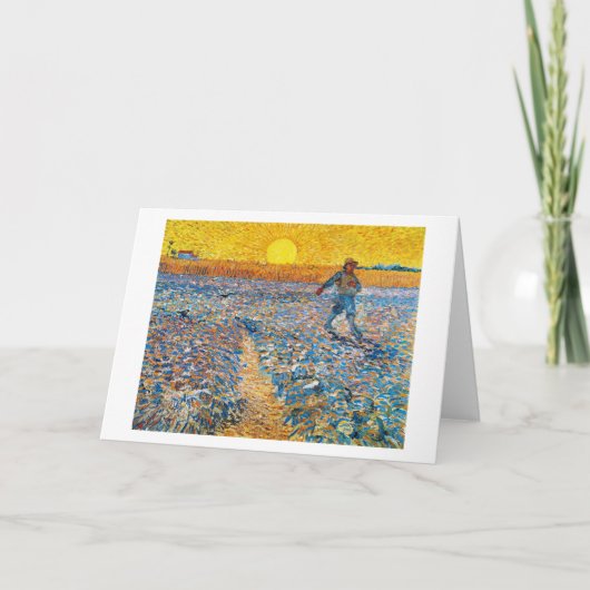 Die Dusche, Van Gogh Karte (Vorderseite)