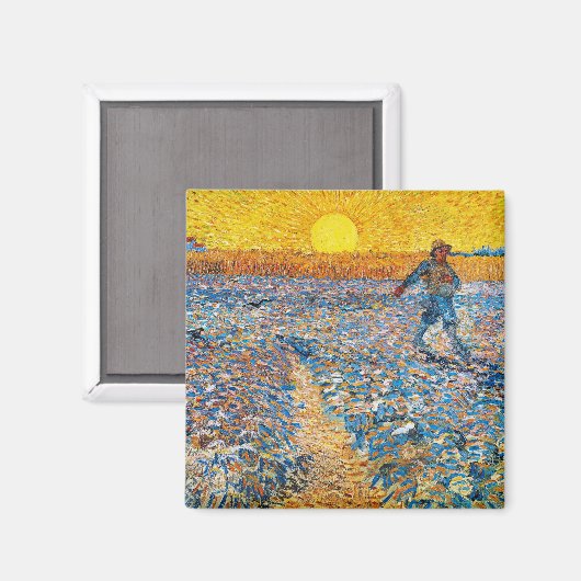 Die Dusche, Van Gogh Magnet (Vorderseite/Rückseite)