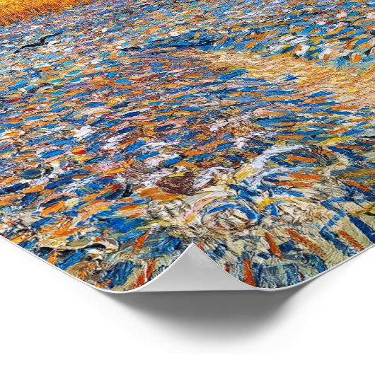 Die Dusche, Van Gogh Poster (Ecke)