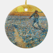 Die Dusche | Vincent van Gogh Keramik Ornament (Hinten)