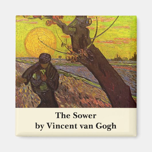 Die Dusche von Vincent van Gogh Magnet (Vorne)