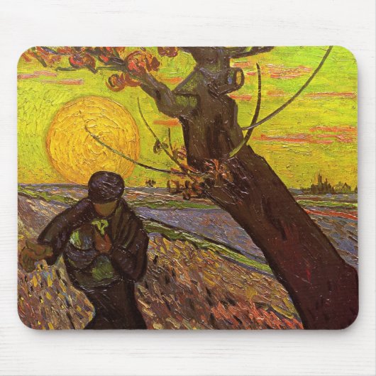 Die Dusche von Vincent van Gogh Mousepad (Vorne)