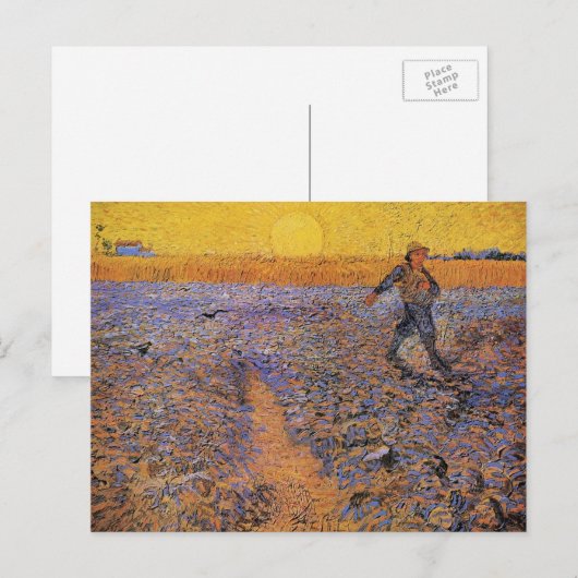 Die Dusche von Vincent van Gogh Postkarte (Vorne/Hinten)