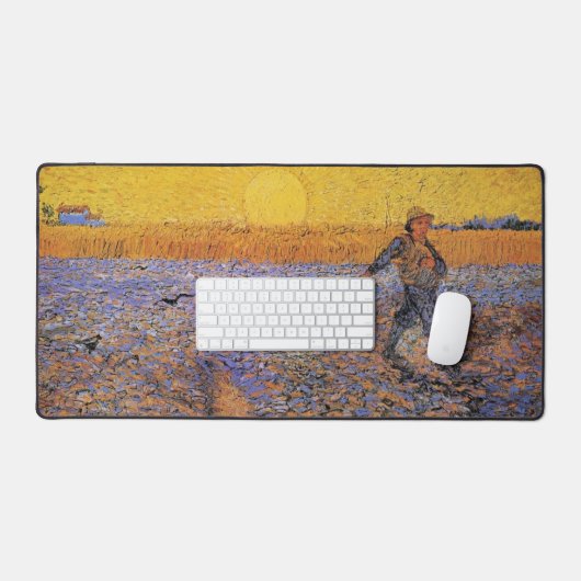 Die Dusche von Vincent van Gogh Schreibtischunterlage (Tastatur & Maus)