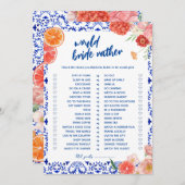 Die Dusche wäre eher eine Bridge-Spielkarte Einladung (Vorne/Hinten)