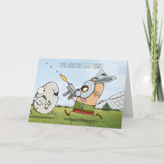 DIE EASTER-ÄGER-HUNT FEIERTAGSKARTE (Vorderseite)