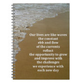 Die EBB und der Fluss des Lebens Notizblock (Vorderseite)