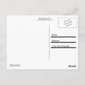 Die EBB und der Fluss des Lebens Postkarte (Rückseite)