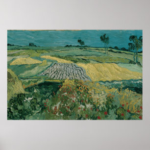 Die Ebene von Auvers - Vincent van Gogh Poster