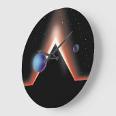 Die Ebenen der Mars Große Wanduhr (Winkel)