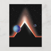 Die Ebenen der Mars Postkarte (Vorderseite)