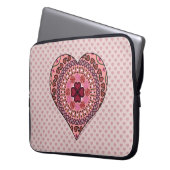 Die Ebenen des Herz-Laptop-Case Laptopschutzhülle (Vorderseite Links)