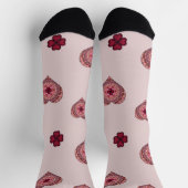 Die Ebenen des Herzens Socken (Oben)